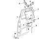 Chevy K20 Suburban Door Latch Assembly Diagram - 15705214