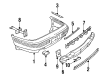 Pontiac Bonneville Bumper Reflector Diagram - 5976110