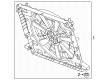 Chevy Silverado EV A/C Condenser Fan Diagram - 85628876
