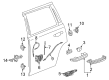 Cadillac Escalade Exterior Door Handle Diagram - 13507165