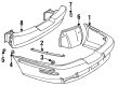 Buick Riviera Bumper Cover Diagram - 25664831