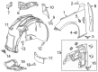Cadillac CT5 Fender Diagram - 84863604