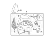 Chevy Car Mirror Diagram - 15886198