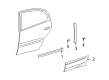Pontiac Bonneville Door Moldings Diagram - 12483104
