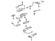 Oldsmobile Toronado Catalytic Converter Diagram - 25100635