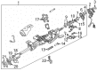 Chevy Silverado 1500 LD Steering Column Diagram - 84634677