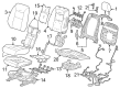 Cadillac XT6 Seat Covers Diagram - 85143815