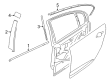 Pontiac Door Moldings Diagram - 92277518