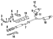 Oldsmobile Aurora Muffler Diagram - 25714668