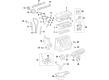 Pontiac Timing Chain Tensioner Diagram - 19205616