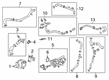 Cadillac XT4 Cooling Hose Diagram - 55487351
