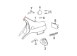 Buick LeSabre Fuel Door Diagram - 25697148