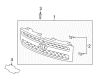 Chevy Grille Diagram - 20966058