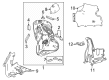 Chevy Corvette Fuel Tank Strap Diagram - 86824104