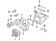 Buick Skylark Blend Door Actuator Diagram - 1996838