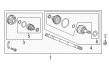 Chevy Camaro Axle Shaft Diagram - 85540672