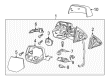 Cadillac Car Mirror Diagram - 23463298