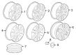 GMC Acadia Spare Wheel Diagram - 23413107