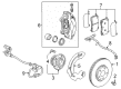 Cadillac CT6 Brake Pads Diagram - 84701020