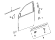 Chevy Captiva Sport Door Seal Diagram - 95460119