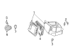 Buick Park Avenue Air Filter Box Diagram - 19201268