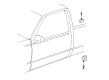 Chevy C2500 Door Moldings Diagram - 15607305