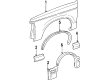 Chevy S10 Blazer Door Moldings Diagram - 15629999