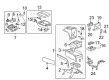 Cadillac Escalade Center Console Diagram - 22768884