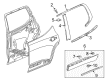 Chevy Traverse Limited Door Moldings Diagram - 84241760