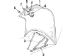 Cadillac Catera Liftgate Lift Support Diagram - 90493850