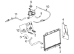 Cadillac CTS Water Hose Diagram - 19130239