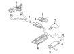 Pontiac Firebird Exhaust Heat Shield Diagram - 10408723