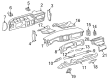 Buick Dash Panel Vent Portion Covers Diagram - 25704804