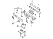 Saturn Air Deflector Diagram - 21030181