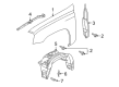 Buick Rainier Fender Diagram - 88980463