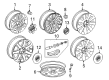 Buick Wheel Cover Diagram - 9597721