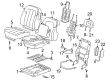 Pontiac Aztek Seat Covers Diagram - 88956298