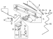 Chevy Aveo5 Windshield Washer Fluid Reservoir Diagram - 95991490