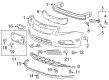 Chevy Cruze Bumper Cover Diagram - 95217520