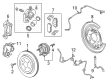Cadillac CT5 Brake Caliper Diagram - 84945120