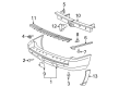 Chevy Suburban 2500 Bumper Cover Diagram - 20951792