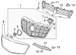 Cadillac XTS Emblem Diagram - 22782410