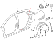 Cadillac Fuel Door Diagram - 84287350
