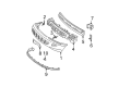Chevy Cavalier Bumper Cover Diagram - 22573779