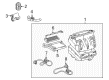 Pontiac Vibe Heater Core Diagram - 19184651