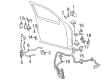 Chevy Silverado 3500 Interior Door Handle Diagram - 10358997