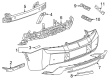 Chevy Camaro Bumper Cover Diagram - 84676732