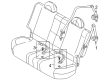 Chevy Aveo Seat Belt Diagram - 96817695