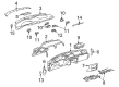 Pontiac Sunfire Air Deflector Diagram - 22652809