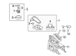 Pontiac Aztek Automatic Transmission Shifter Diagram - 10333822